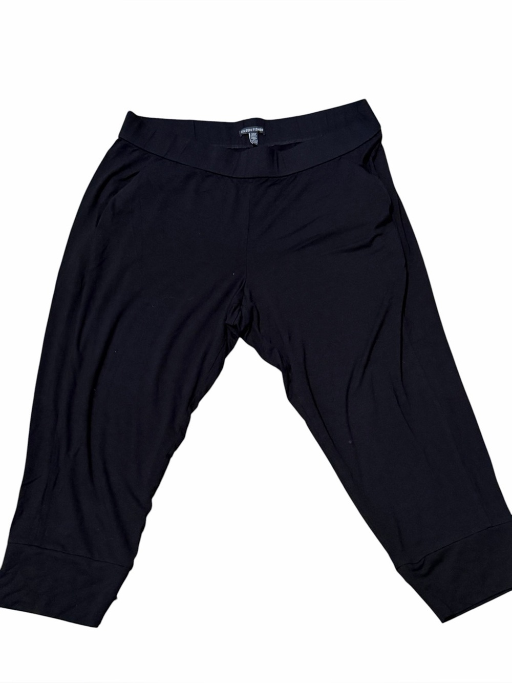 Eileen Fisher Capri Pants in black. Size. L. VGUC